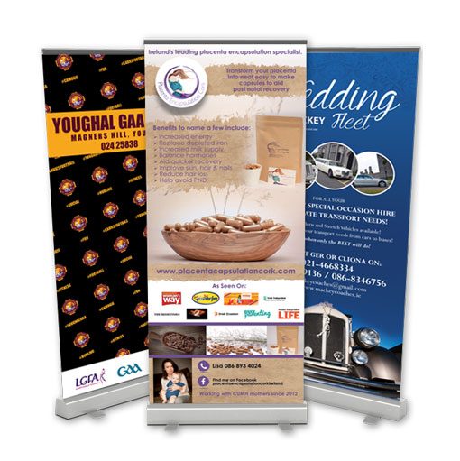 Roll Up Banner Pop Up Banner Flanagan Print Cork Waterford